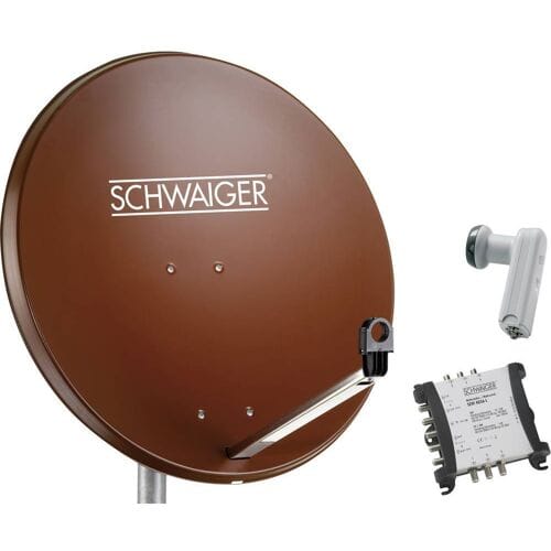 Schwaiger SPI9962SET5 Satellietset zonder receiver Aantal gebruikers: 6 80 cm
