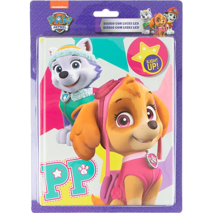 Paw patrol met skye Dagboek incl ledverlichting