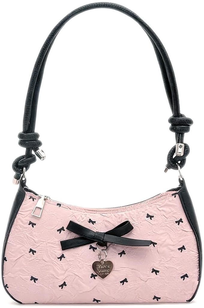 Dailygoods- Handtas met Strikpatroon - Schoudertas Dames - Elegante