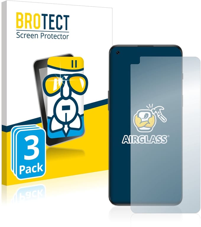 Screenprotector 3 Stuks voor OnePlus Nord 2T 5G Beschermglas transparant