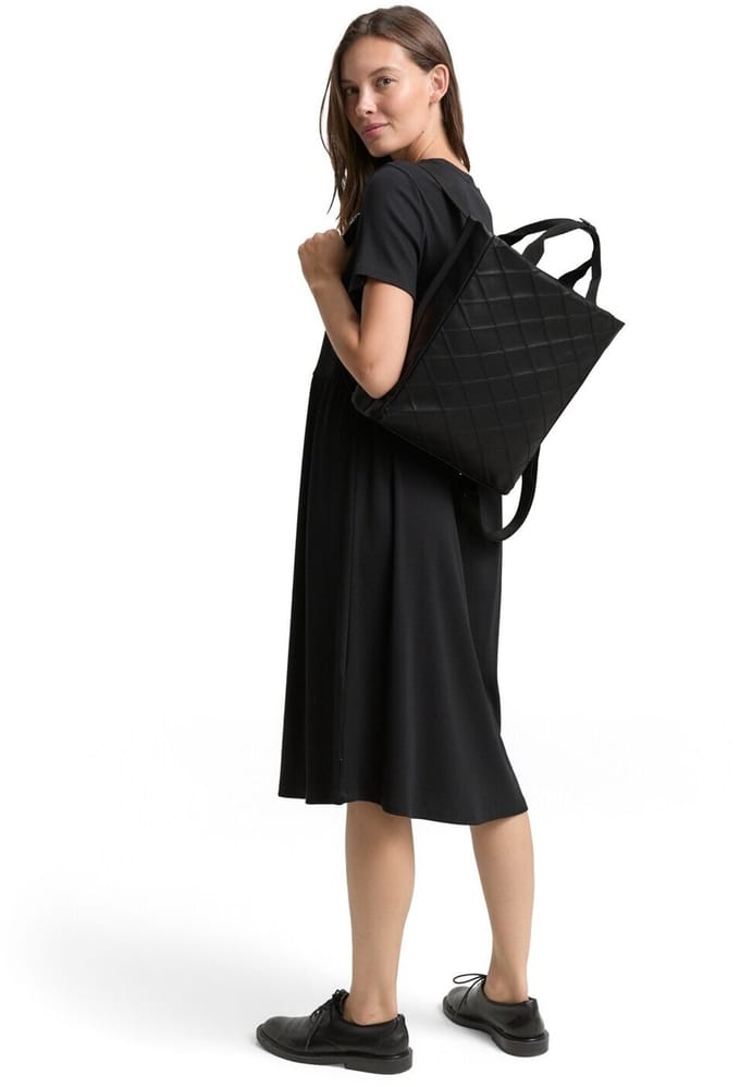 Tom Tailor - TTSKYLAR M rugzak met reflecterende elementen - Maat ONESIZE - schwarz / black