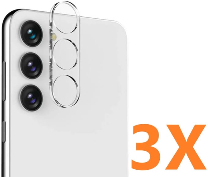 Camera lens Protector 3x Geschikt voor: Samsung Galaxy A36 - screen protector - glas - bescherm je camera - beschermglas - Transparant