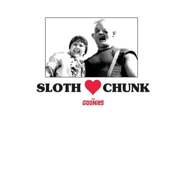 The Goonies Sloth Love Chunk Women's T-Shirt - Wit - XS
