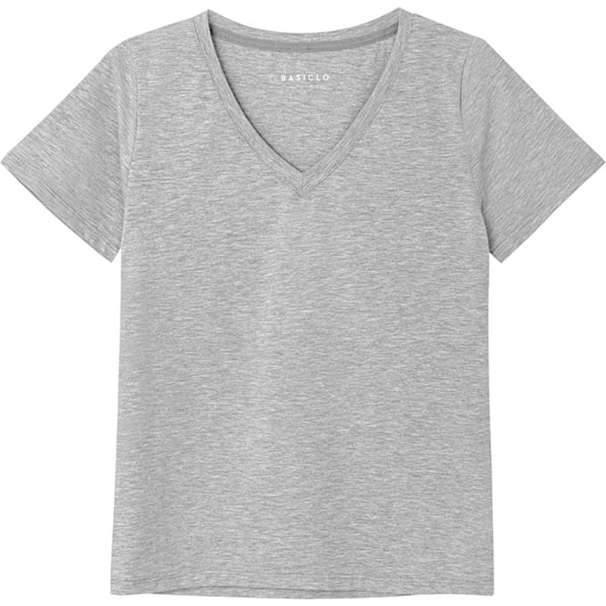 V-neck Premium T-shirt GRIJS