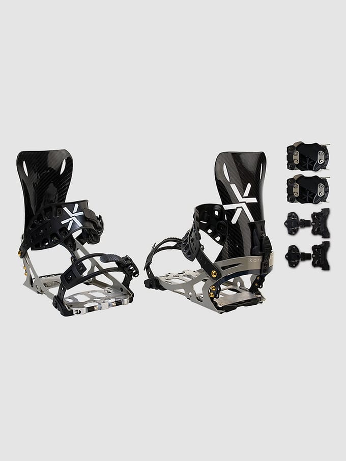 Karakoram X-Carbon + Split Interface 2027 Splitboard Bindingen zwart