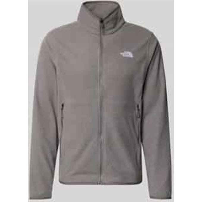 Regular fit fleecejack met labelstitching model 'GLACI'