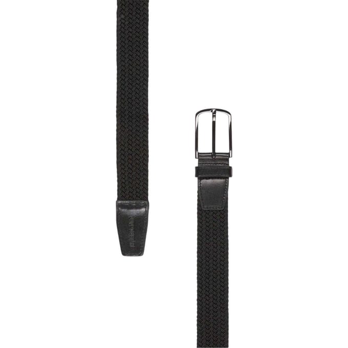 Lyle & Scott Gevlochten Riem (Jet Zwart)