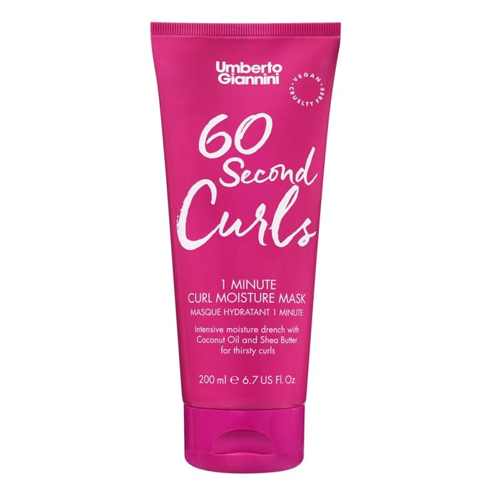 Umberto Giannini Krulstyling 60 sec Curl Moisture Mask Haarbehandeling krullen Unisex 210 g
