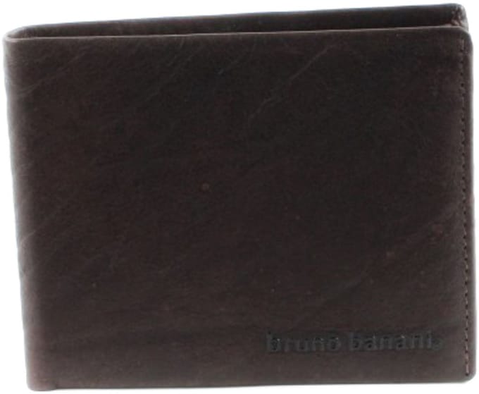 bruno banani Leren Portemonnee Africa Wallet Brown Donkerbruin