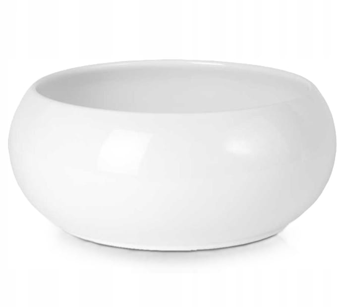 Polnix Piano Collectie - Keramische Bloempot - Wit - Glanzende Afwerking - 14cm