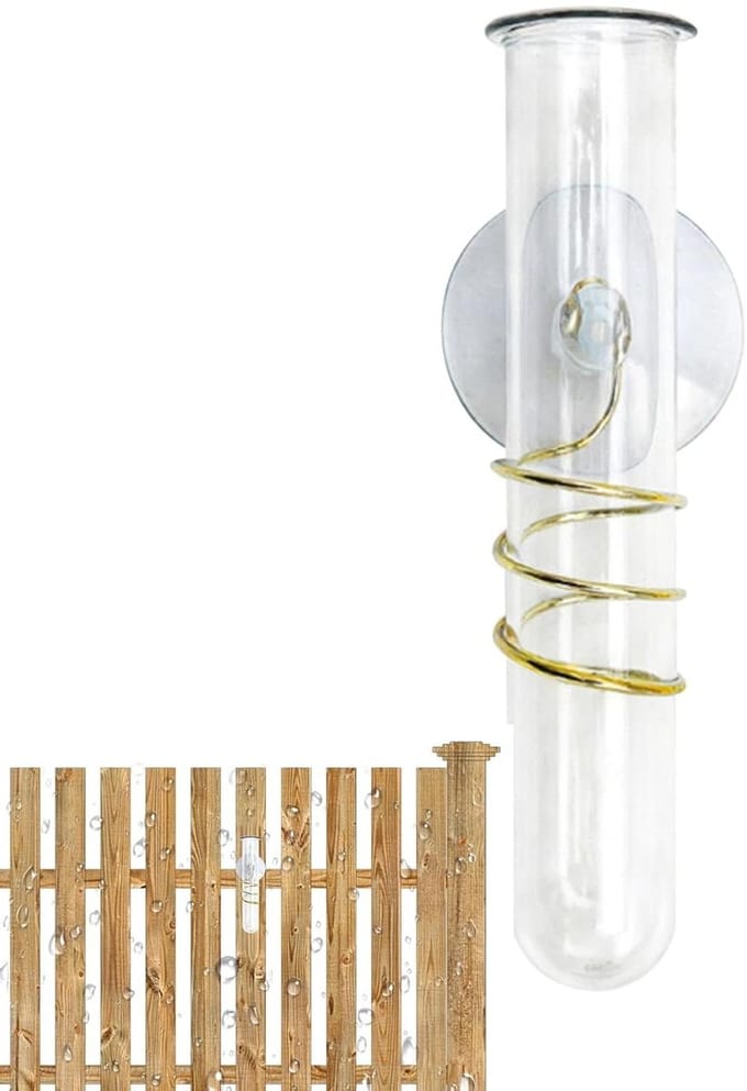 Regenmeter - Buitenmeter - Weer Meten - Vorstbestendig Ontwerp - 551 inch - Transparant