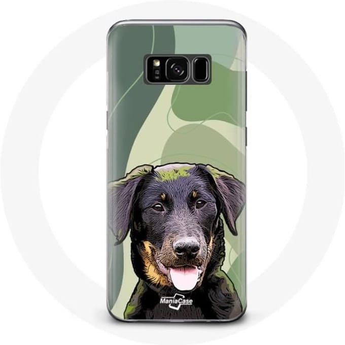 Coque - Beauceron - Samsung Galaxy S8 - Noir - Rigide - Protection noir