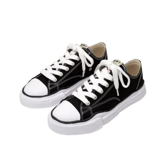 Maison Mihara Yasuhiro - Peterson Canvas Low - Unisex - Zwart - Maat EU 41