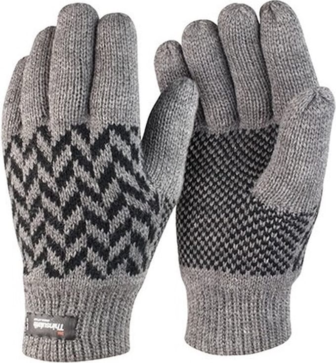Result thinsulate handschoenen grijs voor volwassenen S/M