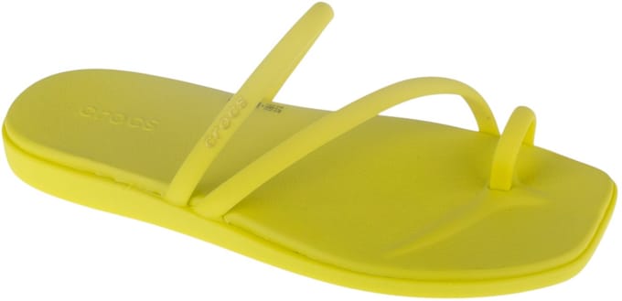 Crocs Miami Toe Loop Sandal W, Vrouwen, Geel, Slippers, maat: 38/39