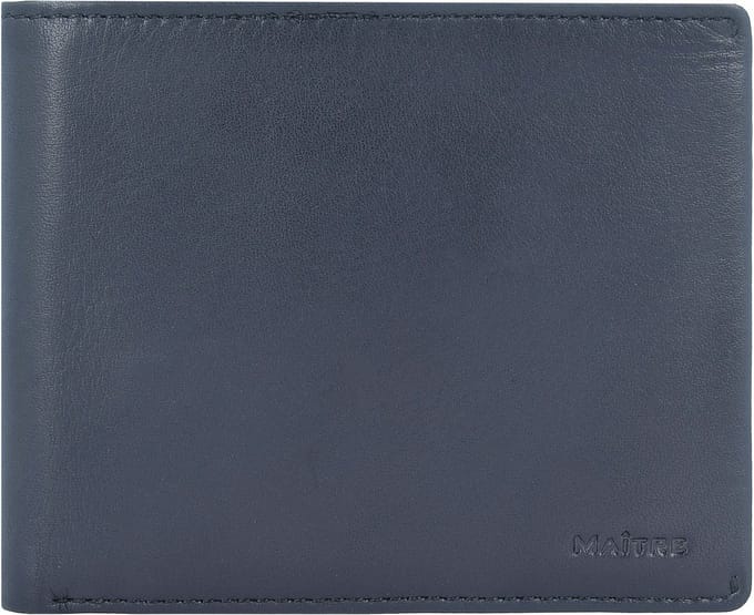 Maître Leren Portemonnee F3 Gilbrecht BillFold H4 Black Zwart