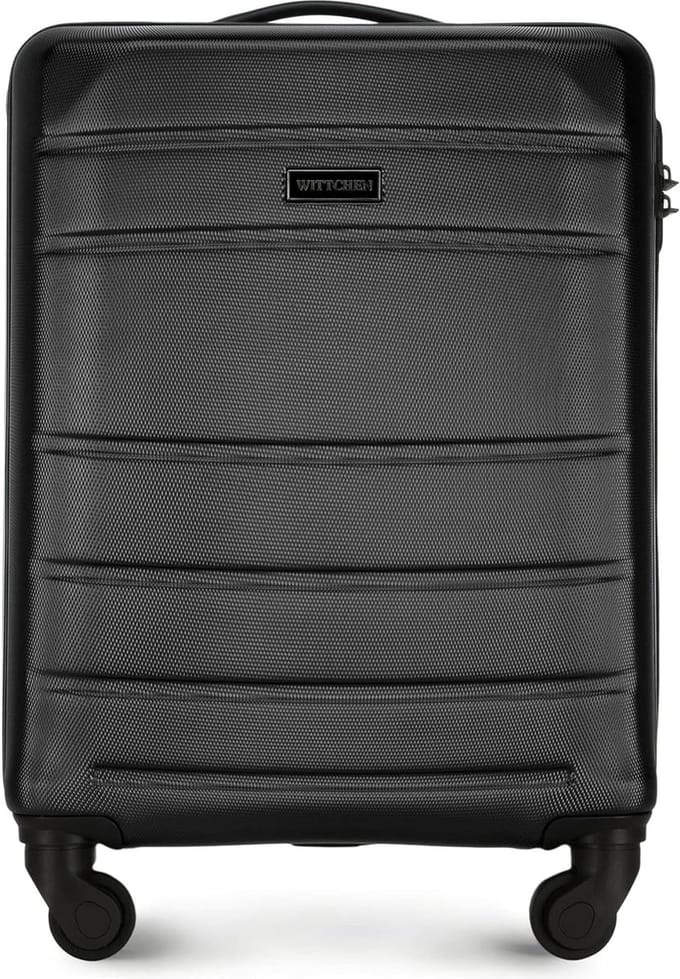 Reiskoffer rolkoffer trolley, zwart, handtas