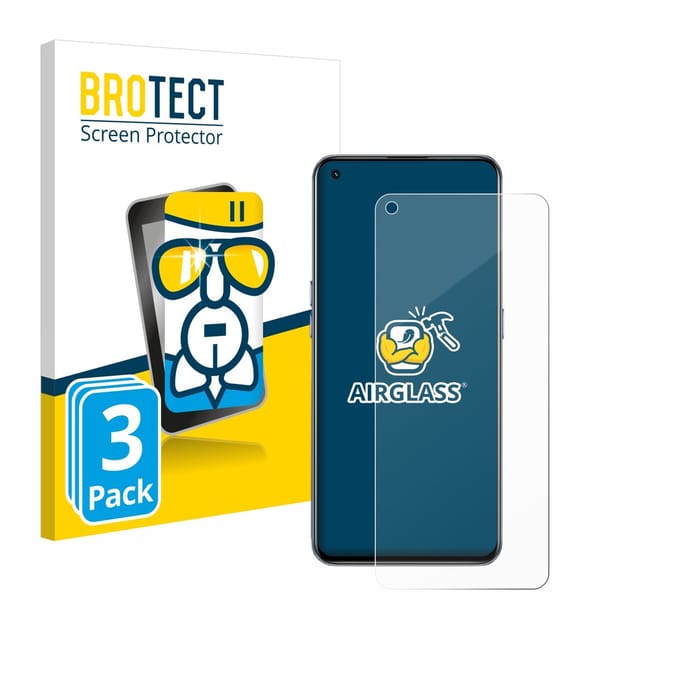 Screenprotector 3 Stuks voor realme GT 5G Beschermglas transparant