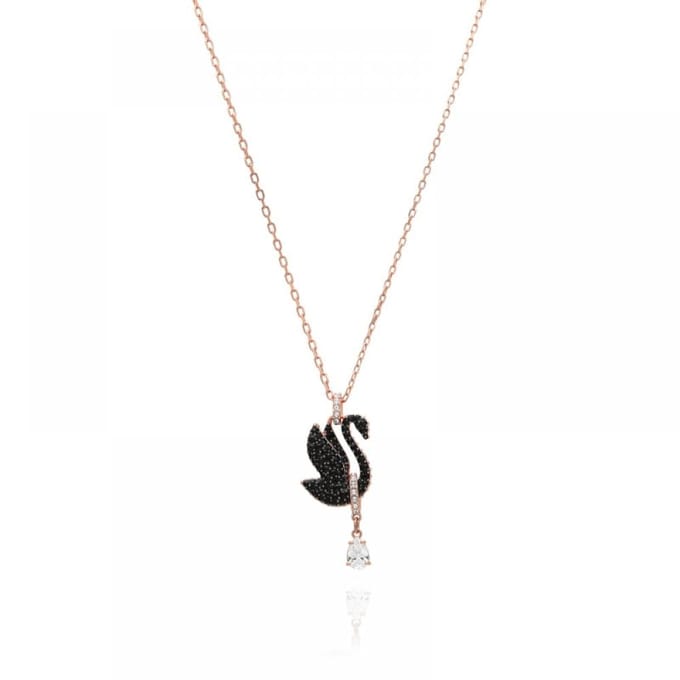 Swarovski 5678045 Zwaan Zwarte Ketting 5678045 white