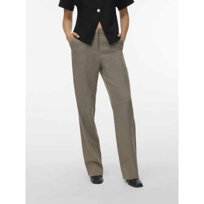 Vero Moda Tailored broek VMZAMIRA Mid waist Broek