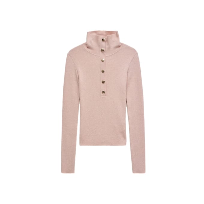 Polo met gouden knopen dames Salsa Jeans