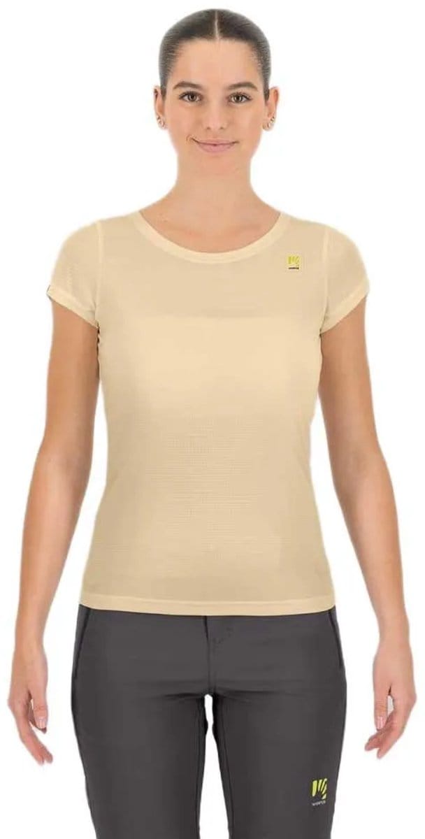Karpos Loma Evo T-shirt Met Korte Mouwen Beige L Vrouw