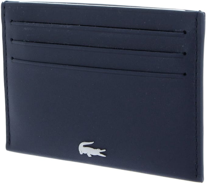Lacoste FG - Creditcardhouder Leder 6 cc 11 cm (blue)