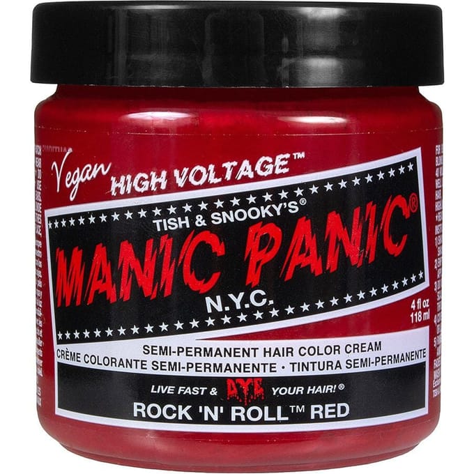 Manic Panic Semi-Permanent Hair Color Cream Rock 'N' Roll Red 118 ml