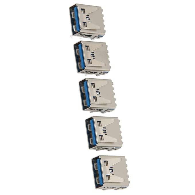 5 stuks Game Console USB Oplaadpoort Metaal Vervanging Console USB Oplaadsocket Poort voor PS5 beige
