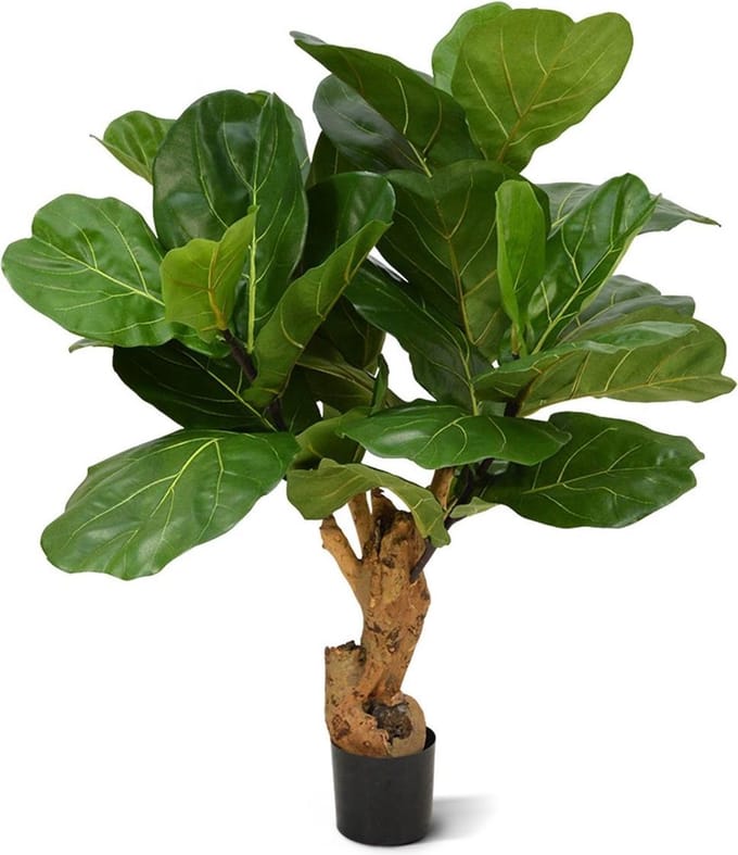 Lyrata deluxe kunstplant op stam 95cm
