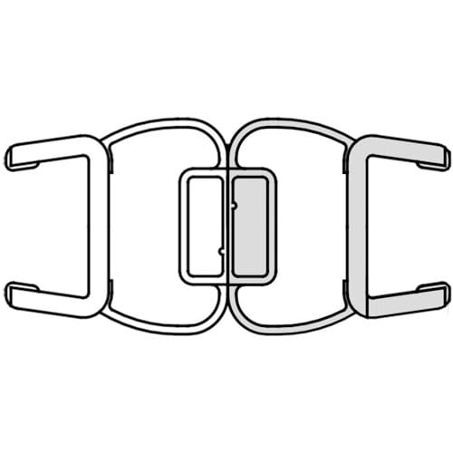 Kermi Gia magnetic profile for fixed panel 8 mm 6025704