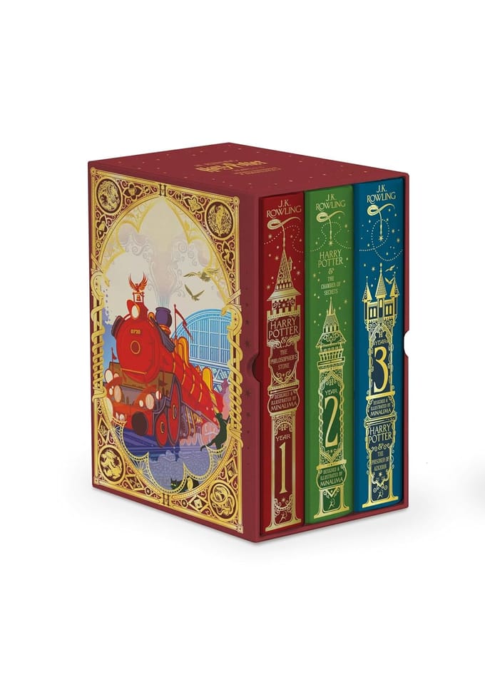 Harry Potter 1-3. Boxset. MinaLima-editie