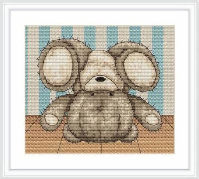 Luca-S - Borduurpakket - hobby & creatief - Kinderkamer 17,5 x 14,5 cm