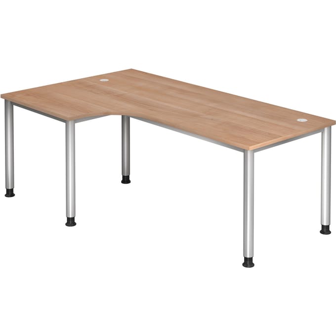 HILO 82 S | Bureau - 200 x 120 Walnoot Tafelhoogte I In hoogte verstelbaar