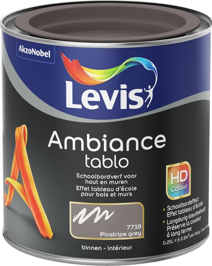Levis - Ambiance Tablo - Pinstripe Grey - 0,25 L
