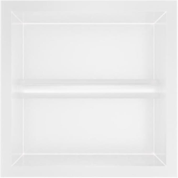 Hotbath &More Inbouwnis en Borstelgarnituur - 16 x 16 x 126 cm - Mat Wit