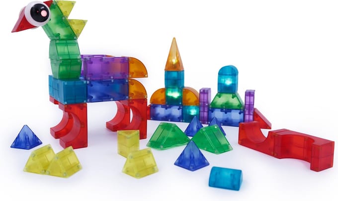 Zoem - Magnetisch Bouwstenen 94-delig - Verlichting - Speelgoed - Magnetic Tiles