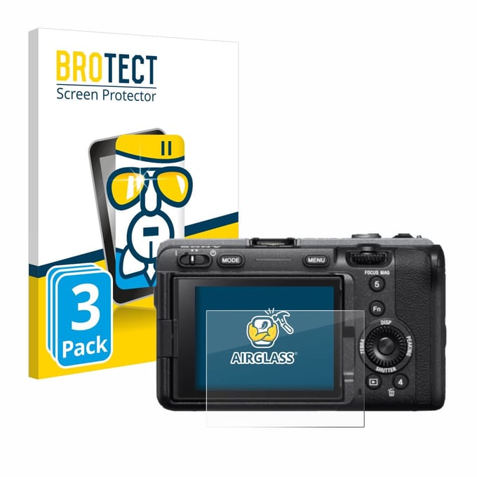 Screenprotector 3 Stuks voor Sony FX3 Beschermglas transparant