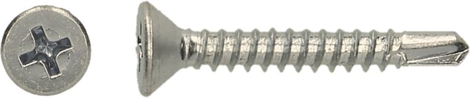 PGB-FASTENERS | Zelfborende schroef VK DIN 7504O Ø 3,50x16 A2
