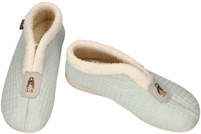 Hush Puppies -Dames - aquamarijn - pantoffels - maat 40