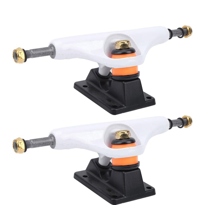 2 STUKS Set Professionele Maple Skateboard Beugel Longboard Standaard BuitensportaccessoireZwart White