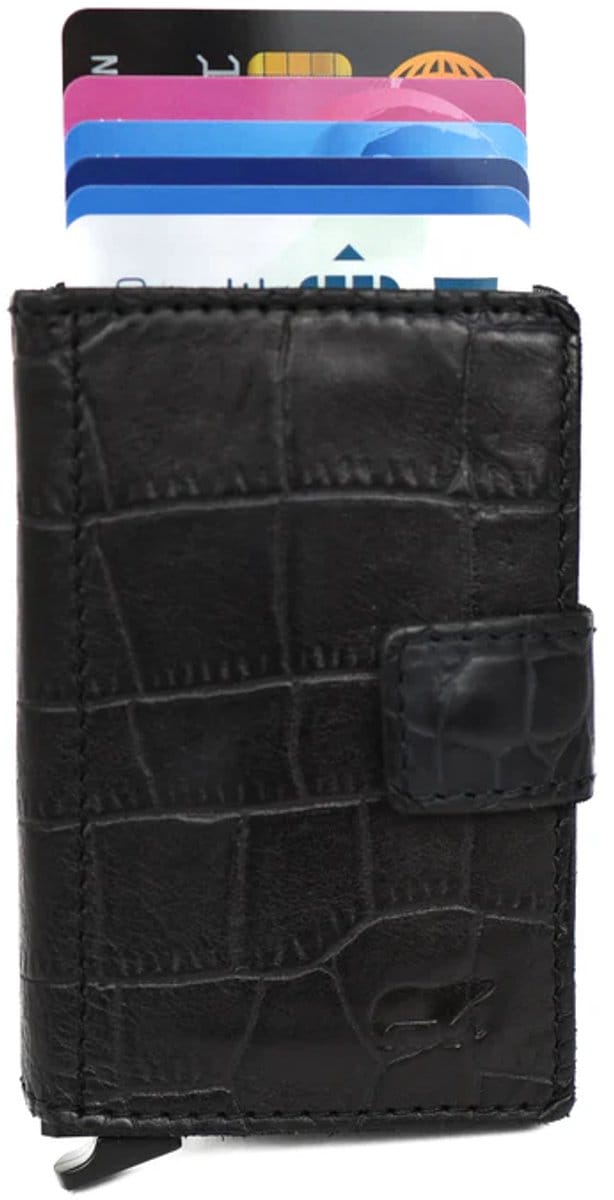 Bear Design Pasjeshouder / Creditcardhouder RFID - Zwart