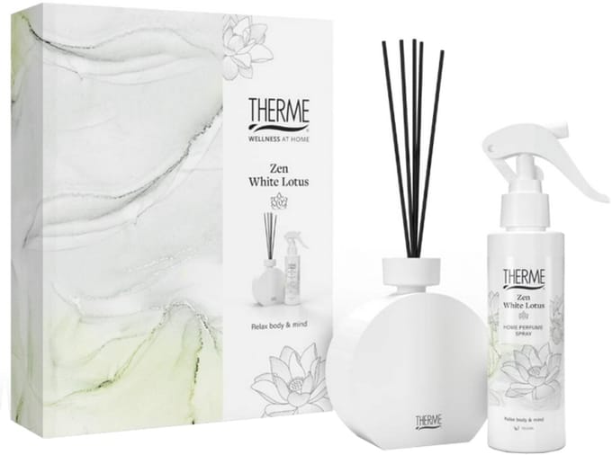THERME Zen White Lotus Home Perfume Gift Set - Gift of Wellness