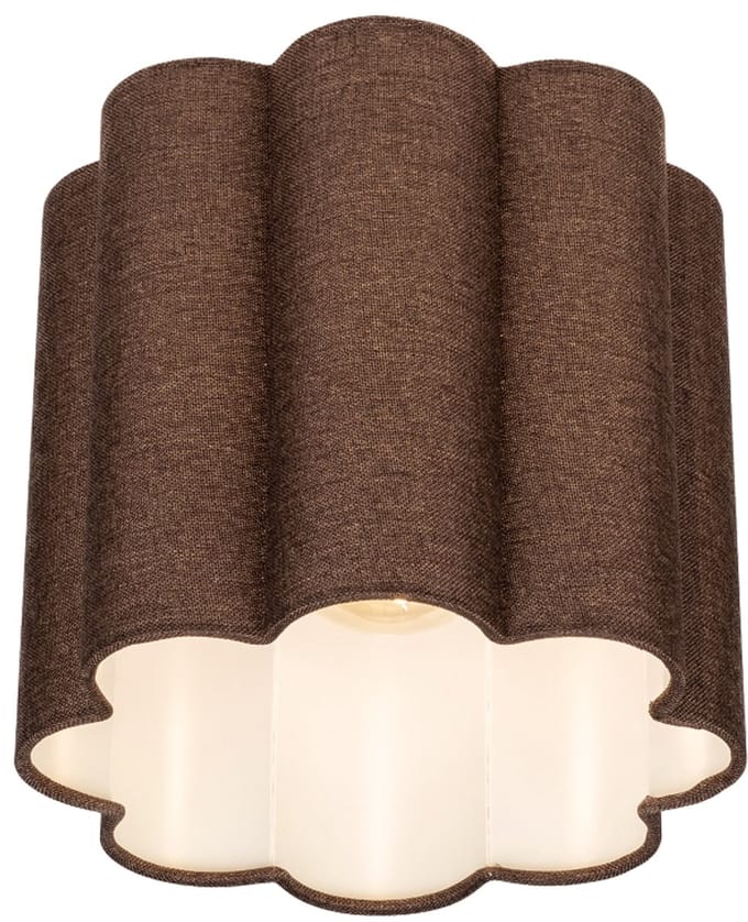 Lumidora Plafondlamp 75607 - Plafonniere - FLORAL - E27 - Bruin - Textiel
