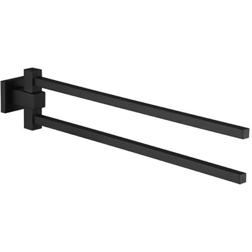 Kronenbach Quara 2.0 Black towel rail two-arm 41.2 cm 29.210.072.1904