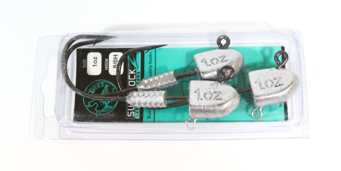 Tackle Tactics TT Swimlockz HD Tête plombée 1 oz 8/0 3/paquet (4068)