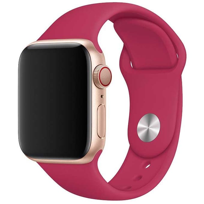 2+1 | Apple Watch Bandje - Siliconen - Granaatappel