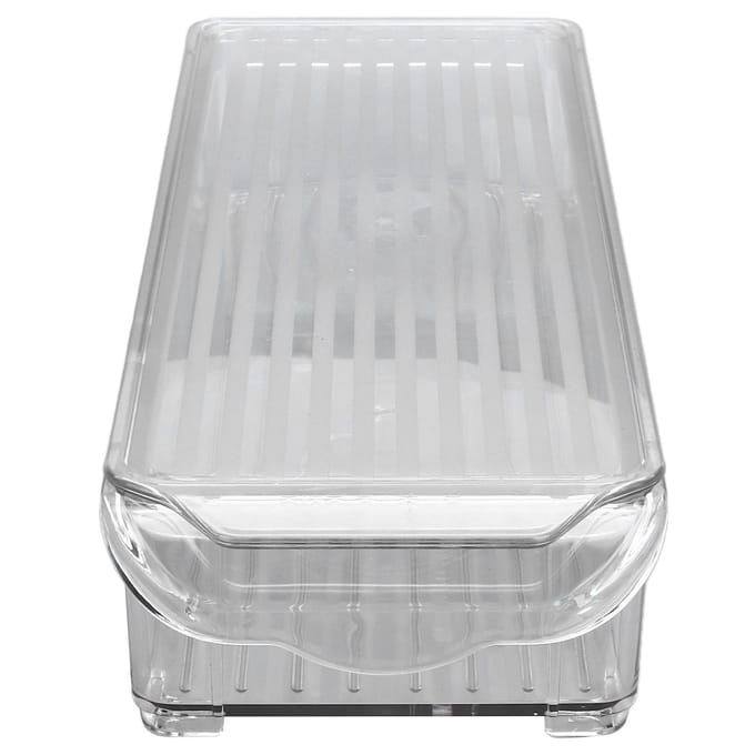 Transparante Opbergbak Grote Capaciteit Transparant Voedselveilig Plastic Multifunctioneel Draagbaar Duurzaam