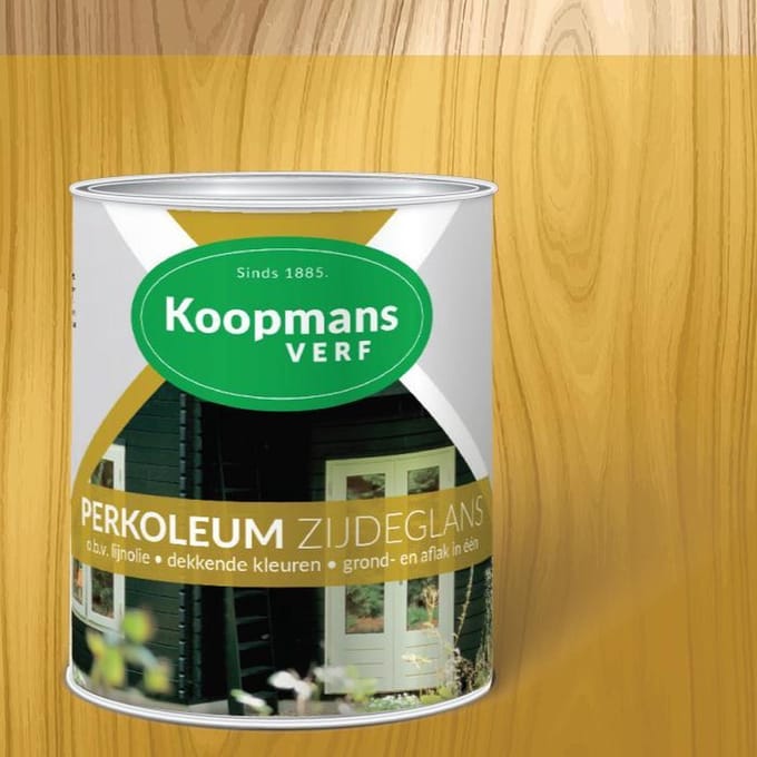 Koopmans Perkoleum Zijdeglans 750ml transparant kleur 217 Grenen