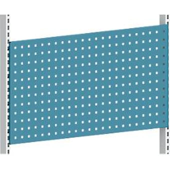 Geperforeerd paneel, om op te hangen, 896 x 480 mm, donkerblauw RAL 5009